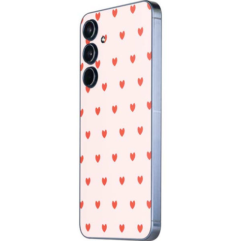 Pink and Red Hearts Galaxy A35 5G Skin