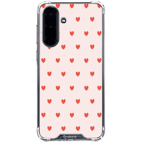 Pink and Red Hearts Galaxy A36 5G Clear Case