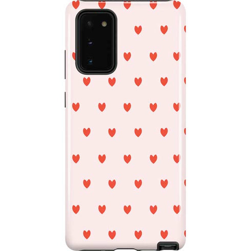 Pink and Red Hearts Galaxy Cases