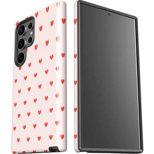 Pink and Red Hearts Galaxy S23 Ultra Pro Case