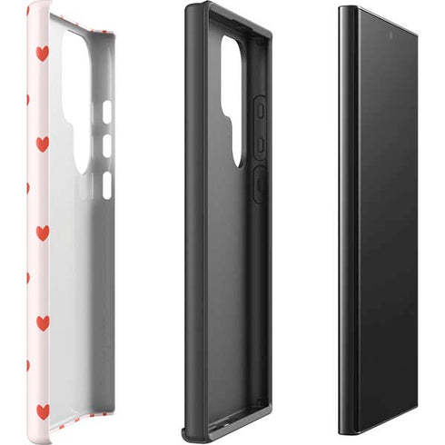 Pink and Red Hearts Galaxy S25 Ultra Impact Case