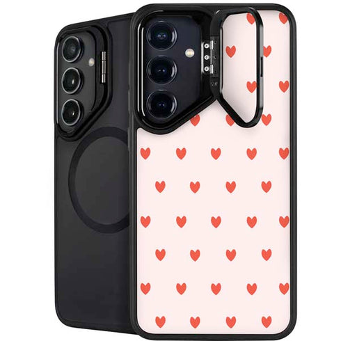 Pink and Red Hearts Galaxy S26 Plus Kickstand Case