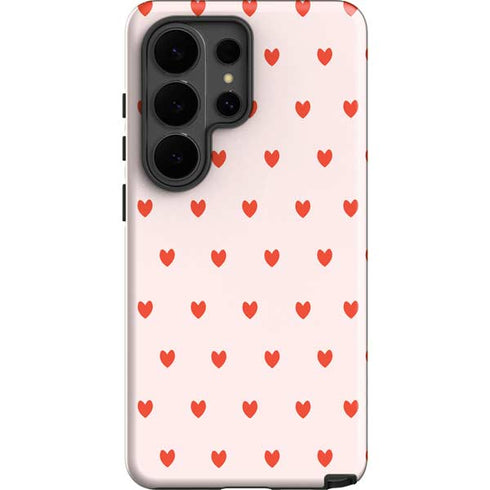 Pink and Red Hearts Galaxy S26 Ultra Impact Case