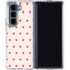 Pink and Red Hearts Galaxy Z Fold5 5G Clear Case