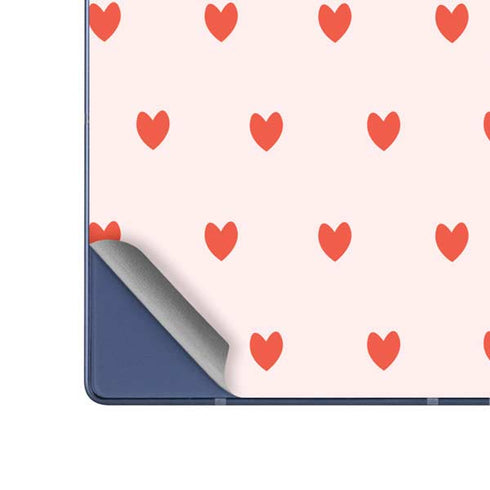 Pink and Red Hearts Galaxy Z Fold6 Skin