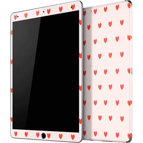 Pink and Red Hearts iPad Skins