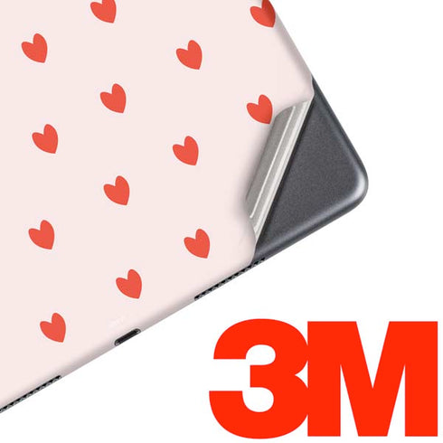 Pink and Red Hearts iPad Skins