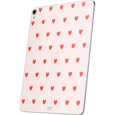 Pink and Red Hearts Apple iPad Air Skin