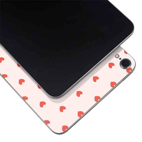 Pink and Red Hearts Apple iPad Mini Skin