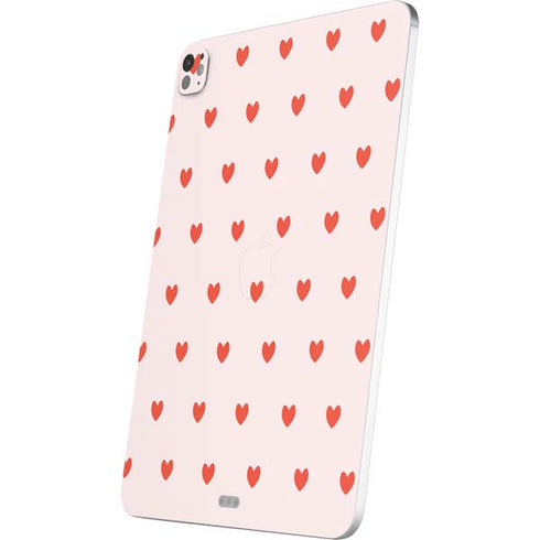 Pink and Red Hearts iPad Pro 13in M4 (2024) Skin