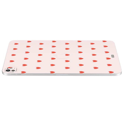 Pink and Red Hearts iPad Pro 13in M4 (2024) Skin