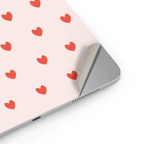 Pink and Red Hearts iPad Pro 13in M4 (2024) Skin