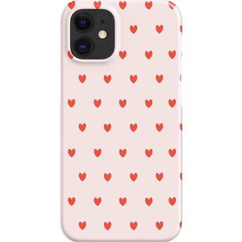 Pink and Red Hearts iPhone Cases