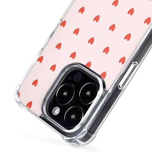 Pink and Red Hearts iPhone 16 Pro MagSafe Case