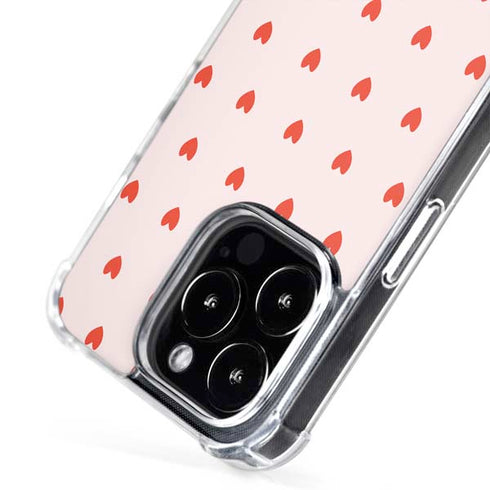 Pink and Red Hearts iPhone 16 Pro Max MagSafe Case