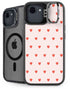 Pink and Red Hearts iPhone 16e Kickstand Case