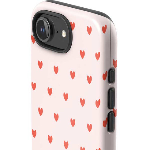 Pink and Red Hearts iPhone 16e Impact Case