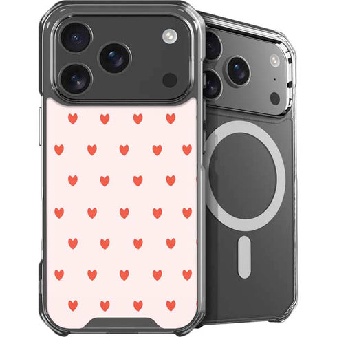 Pink and Red Hearts iPhone 18 Pro MagSafe Case
