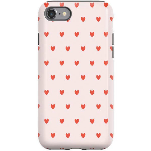 Pink and Red Hearts iPhone Cases
