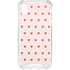 Pink and Red Hearts iPhone XS Clear Case