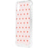 Pink and Red Hearts iPhone XS Clear Case