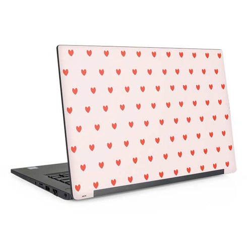 Pink and Red Hearts Dell Latitude Skin