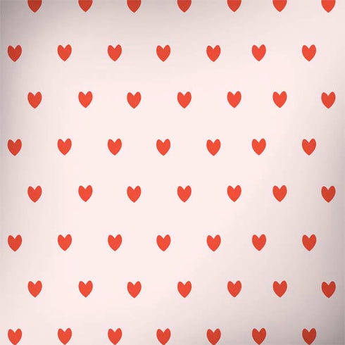 Pink and Red Hearts MacBook Skins