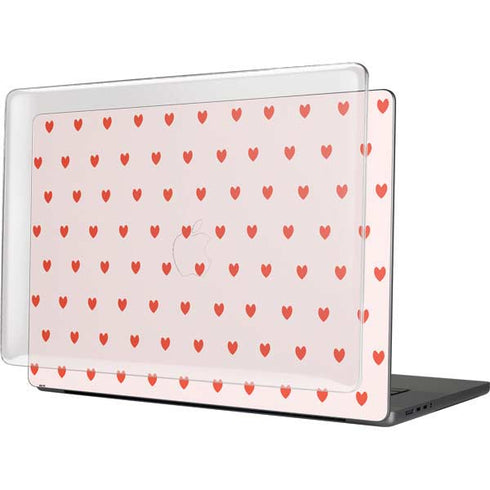 Pink and Red Hearts MacBook Cases