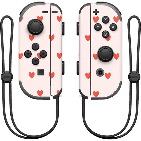 Pink and Red Hearts Nintendo Skins