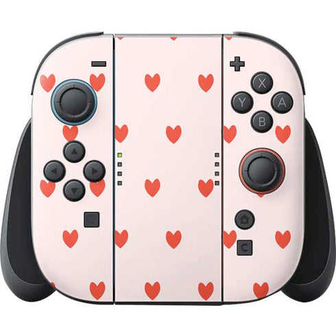 Pink and Red Hearts Nintendo Skins