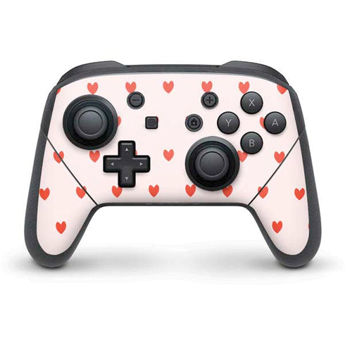 Pink and Red Hearts Nintendo Skins