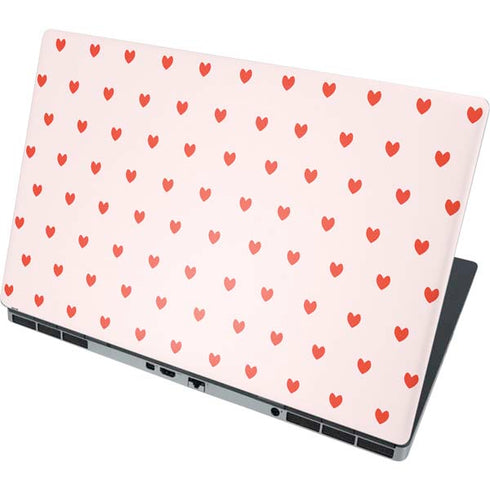 Pink and Red Hearts Dell Precision Skin
