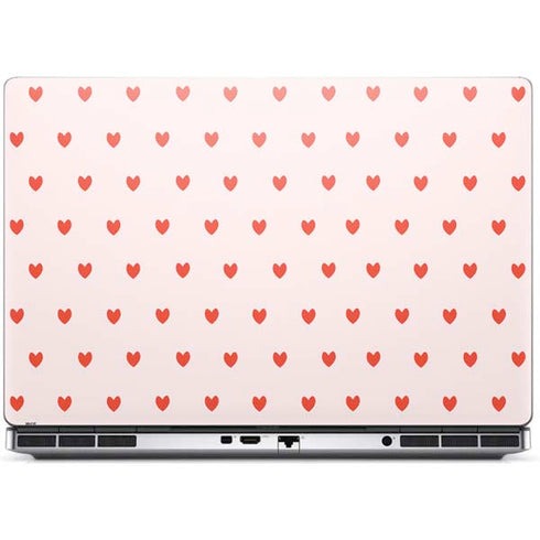 Pink and Red Hearts Dell Precision Skin