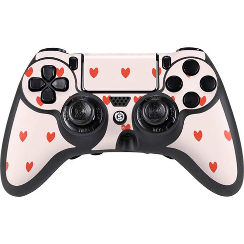 Pink and Red Hearts PlayStation PS4 Skins