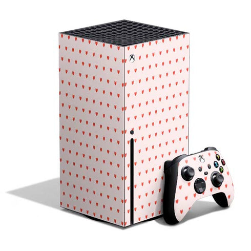 Pink and Red Hearts Xbox Series X Bundle Skin
