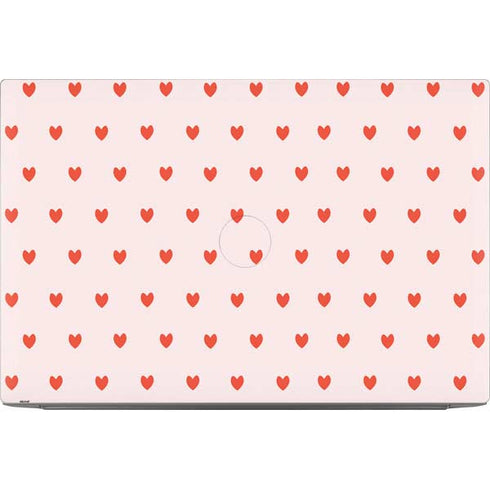 Pink and Red Hearts Dell XPS Skin