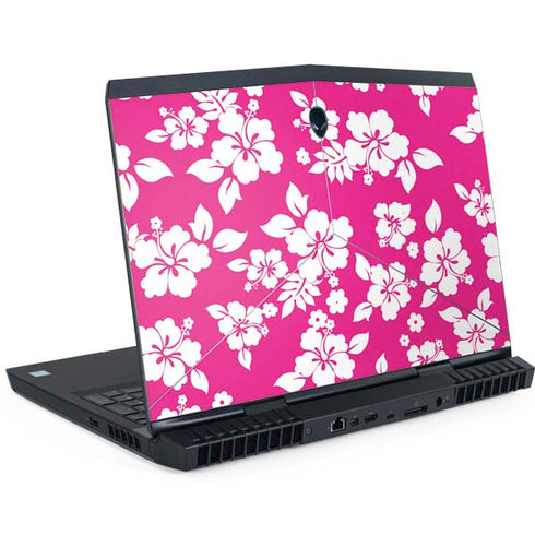 Pink and White Dell Alienware Skin