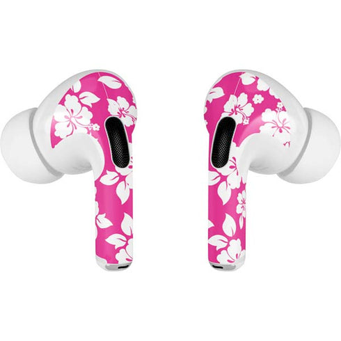 Pink and White AirPods Skins