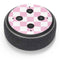 Pink and White Checkerboard Amazon Echo Dot Skin