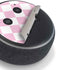 Pink and White Checkerboard Amazon Echo Dot Skin