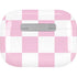 Pink and White Checkerboard AirPods Skins
