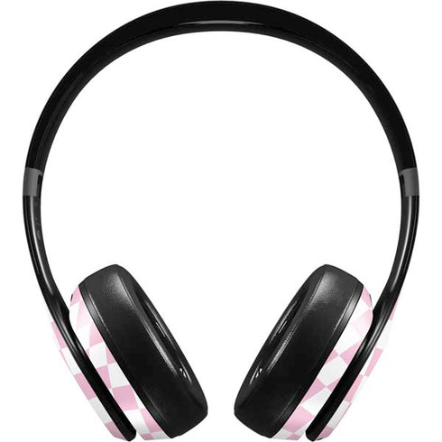 Pink and White Checkerboard Beats Studio Pro Wireless Headphones Skin