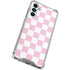 Pink and White Checkerboard Gabb Phone 4 Clear Case