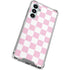 Pink and White Checkerboard Galaxy A16 5G Clear Case