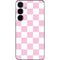 Pink and White Checkerboard Galaxy A16 5G Skin