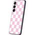 Pink and White Checkerboard Galaxy A16 5G Skin