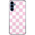 Pink and White Checkerboard Galaxy A35 5G Clear Case