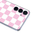 Pink and White Checkerboard Galaxy A35 5G Skin