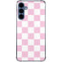 Pink and White Checkerboard Galaxy A55 5G Clear Case