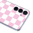 Pink and White Checkerboard Galaxy A55 5G Skin
